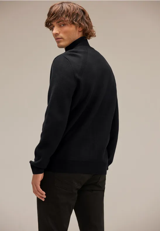 Street One Strickjacke mit Zipper Bis zu 60% Rabatt