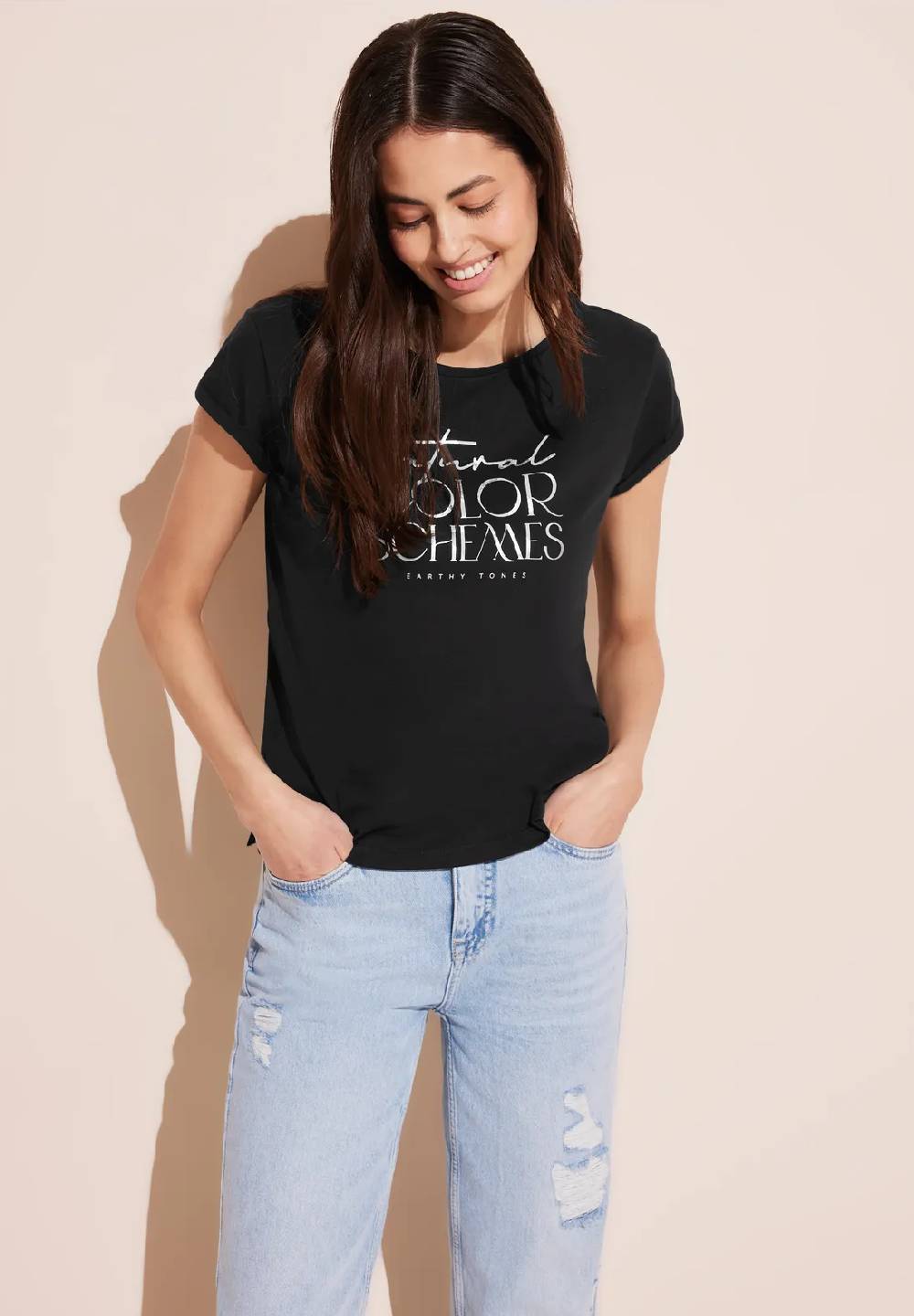 Street One T-Shirt mit Wording