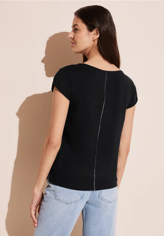 Street One T-Shirt mit Wording Bis zu 55% Rabatt