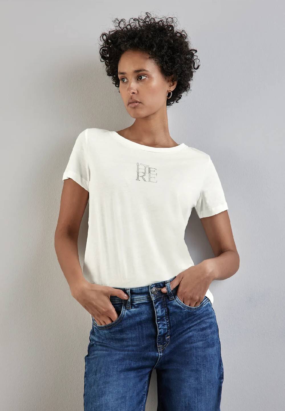 Street One T-Shirt mit Wording