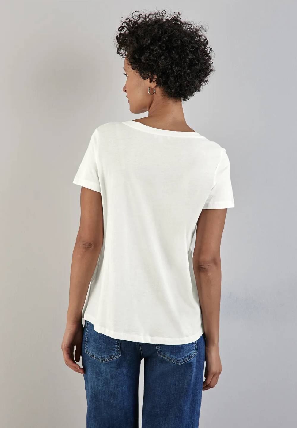 Street One T-Shirt mit Wording Clearance-Verkauf