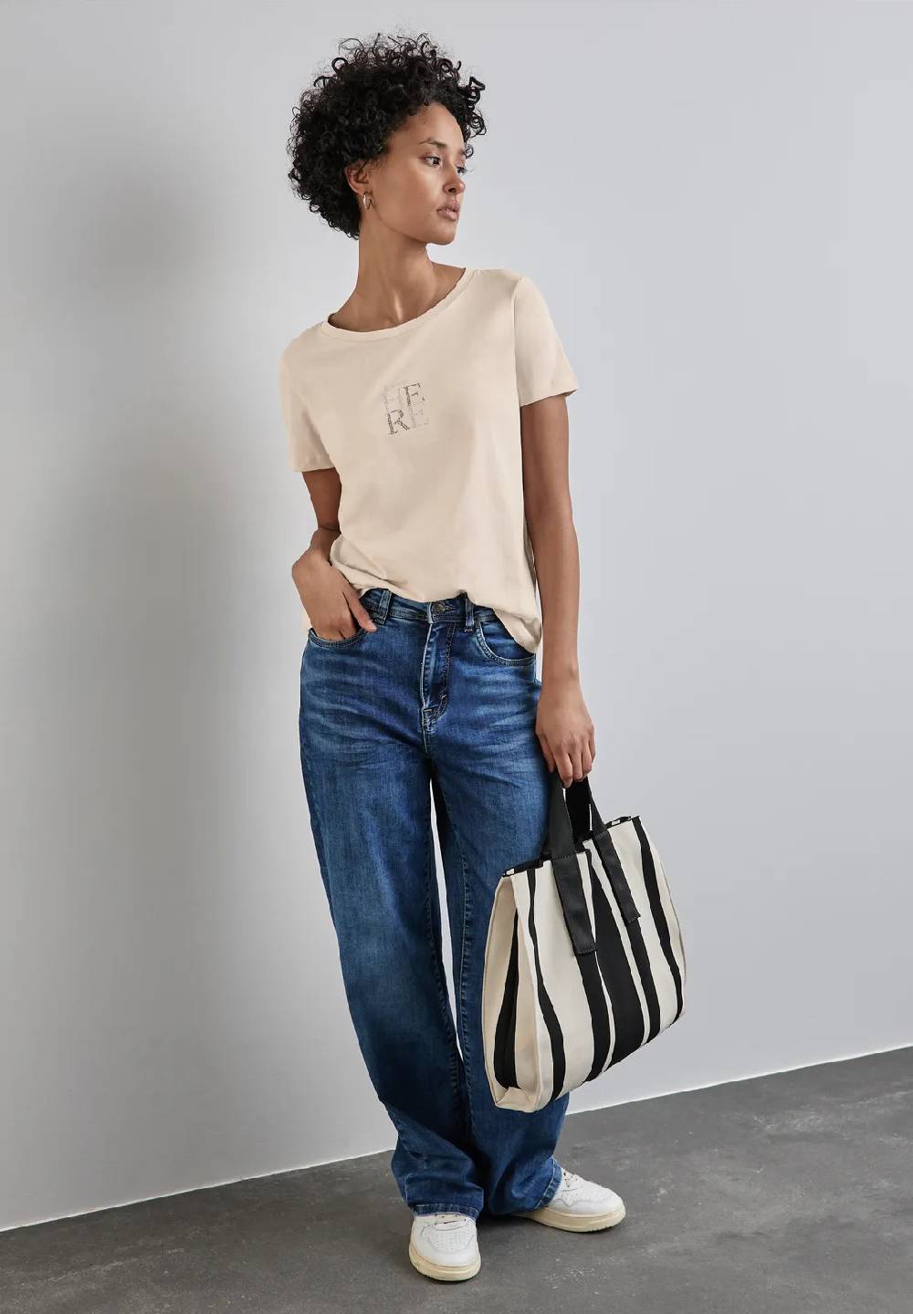 Street One T-Shirt mit Wording