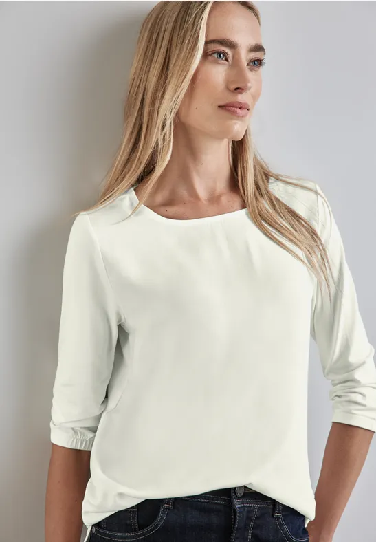 Street One Materialmix-Shirt Begrenzt auf 3 Tage