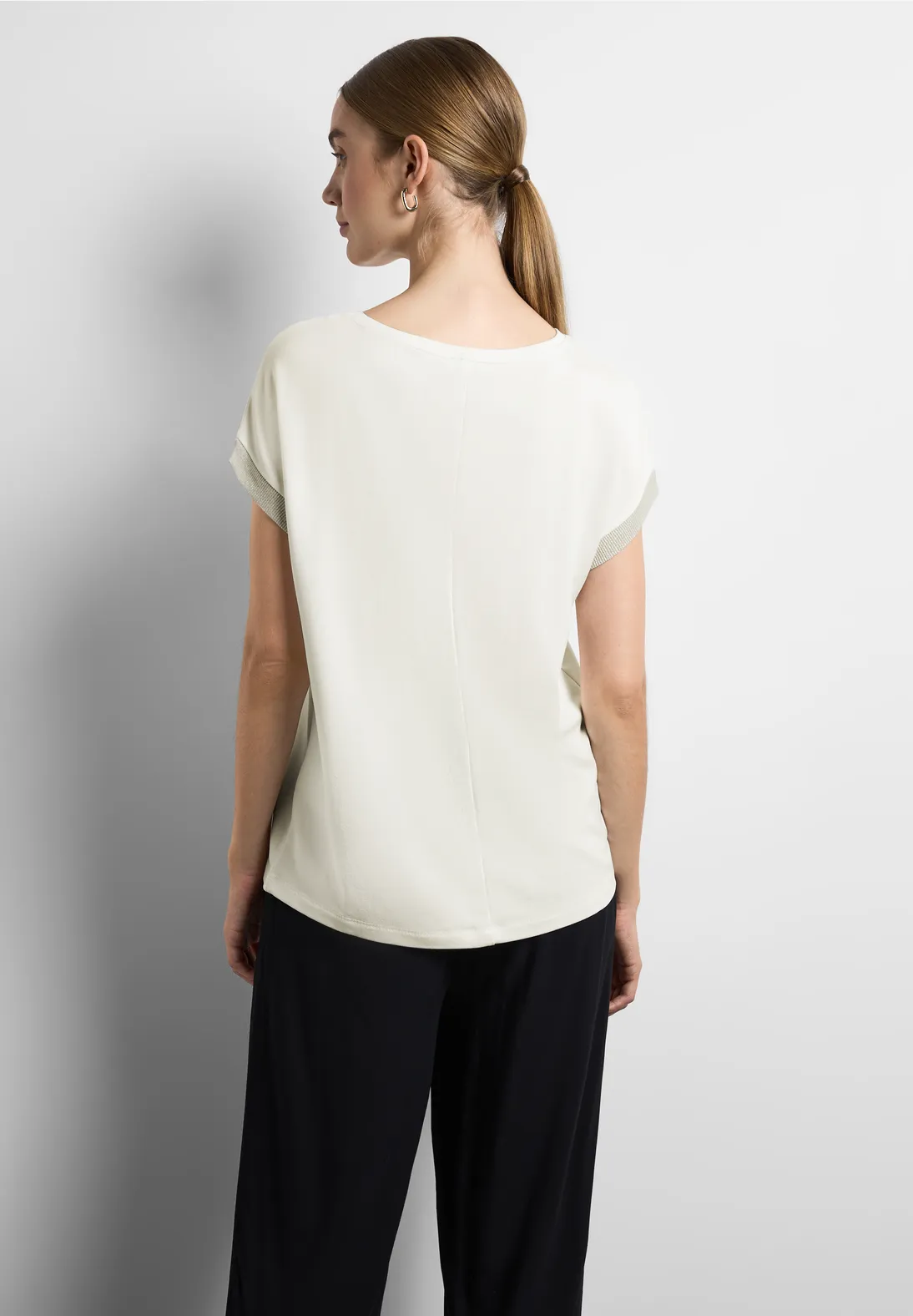 Street One T-Shirt mit Wording Günstiger Verkauf