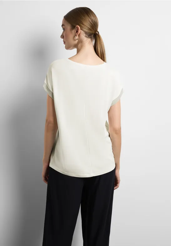 Street One T-Shirt mit Wording Günstiger Verkauf