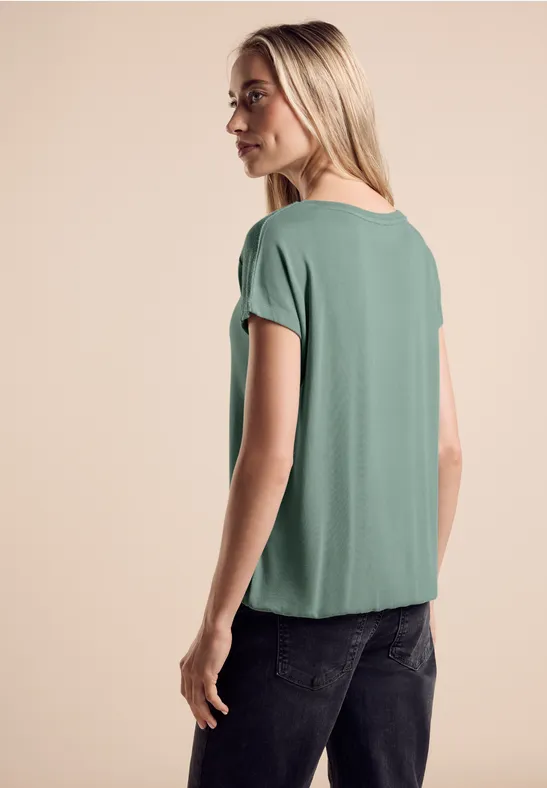 Street One T-Shirt mit Glanz-Detail Versandkostenfrei