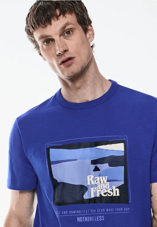 Street One Slub T-Shirt mit Print Exklusive Angebote