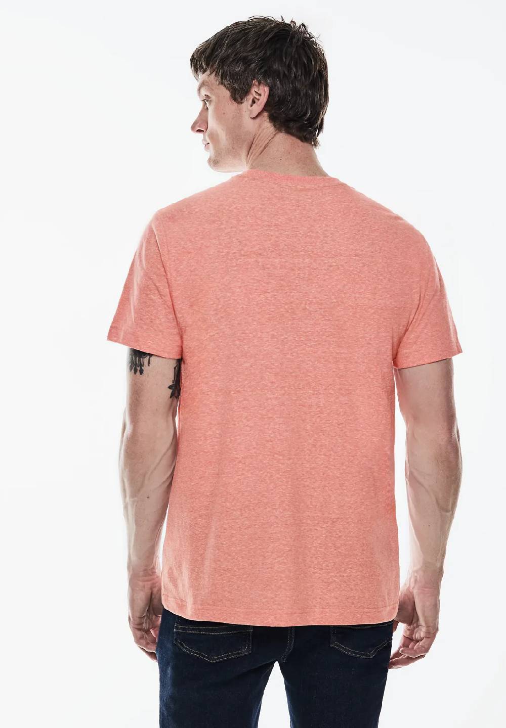 Street One Melange T-Shirt mit Print Begrenzte Freigabe