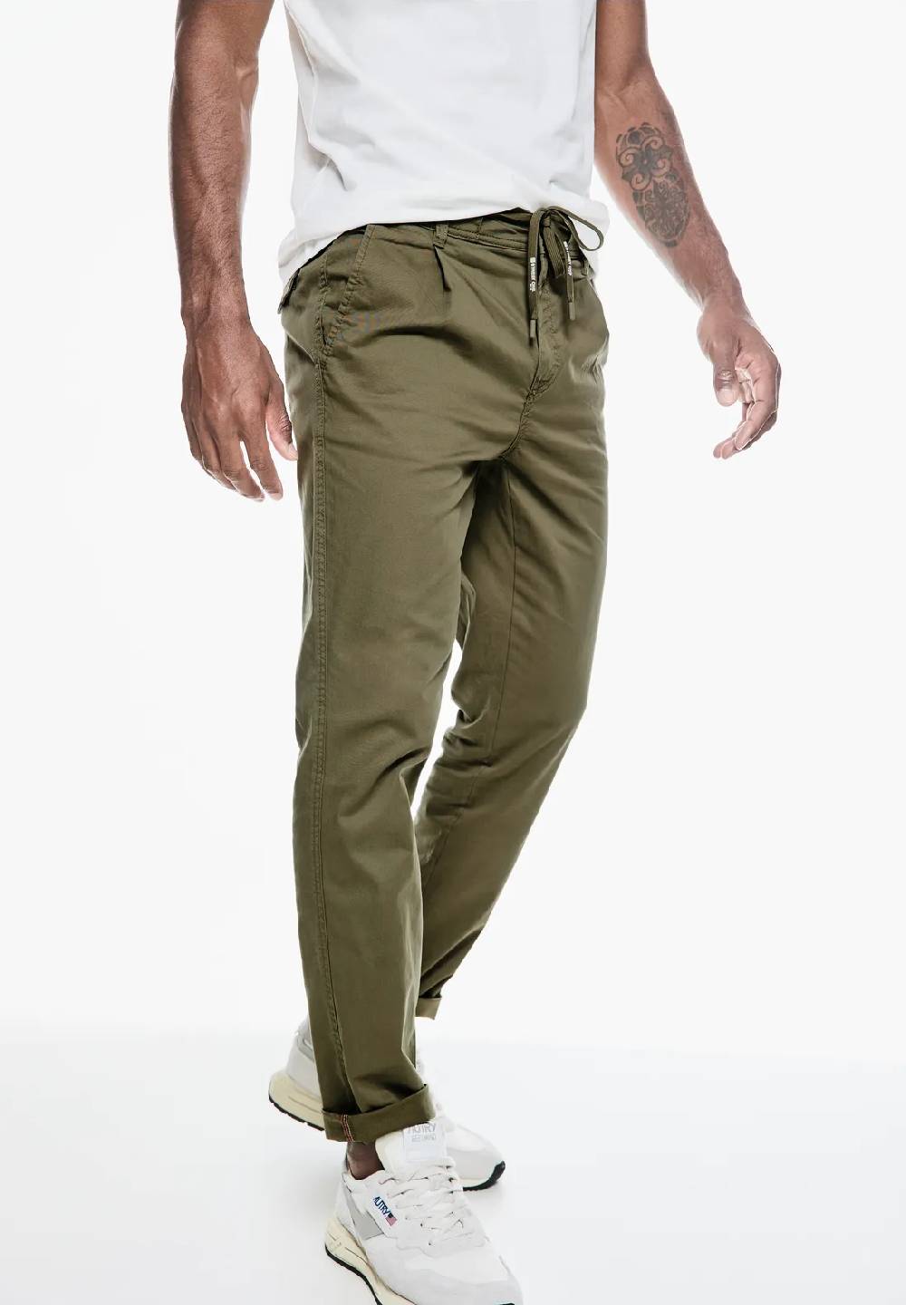 Street One Relaxed Bundfalten Chino