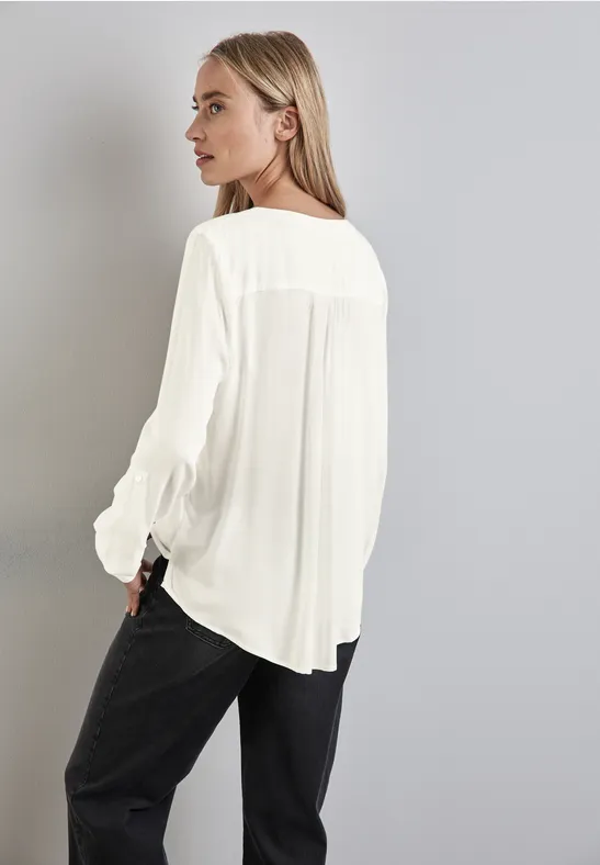 Street One Basic Bluse in Unifarbe Hotsell