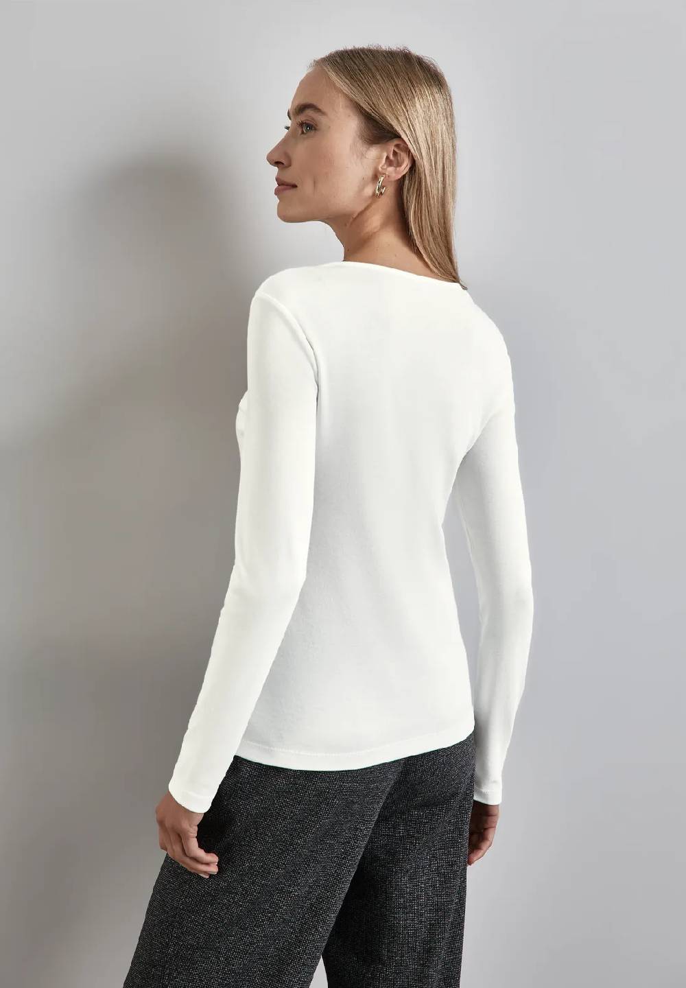 Street One Shirt mit Herzausschnitt Rabatt