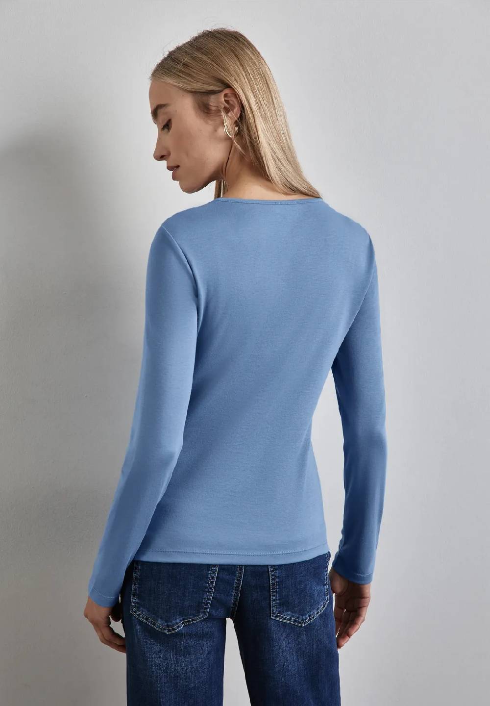 Street One Shirt mit Herzausschnitt Begrenztes Angebot