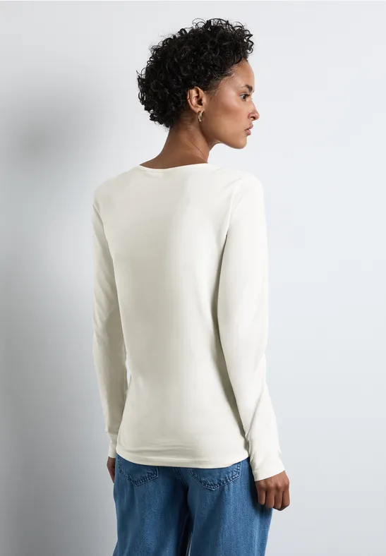 Street One Basic Langarmshirt Saisonschlussverkauf