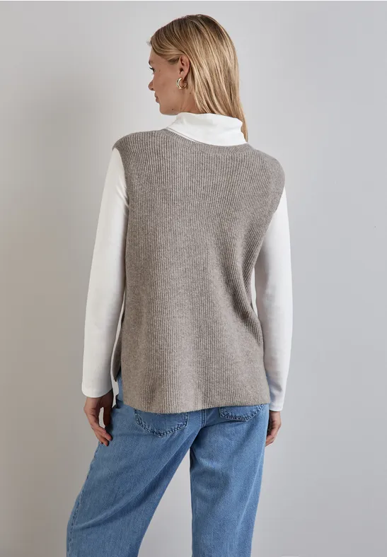 Street One Ärmelloser Pullover Jubiläumsangebot