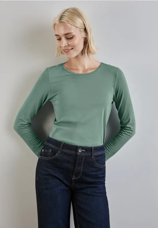 Street One Basic Langarmshirt Exklusive Angebote