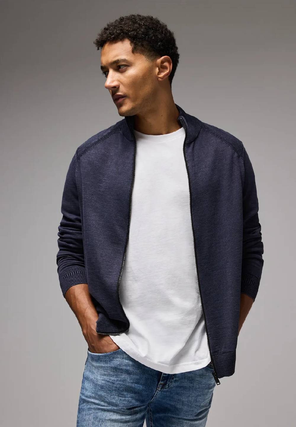 Street One Strickjacke im Washed-Look