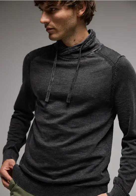 Street One Pullover in Washed-Optik Bestseller