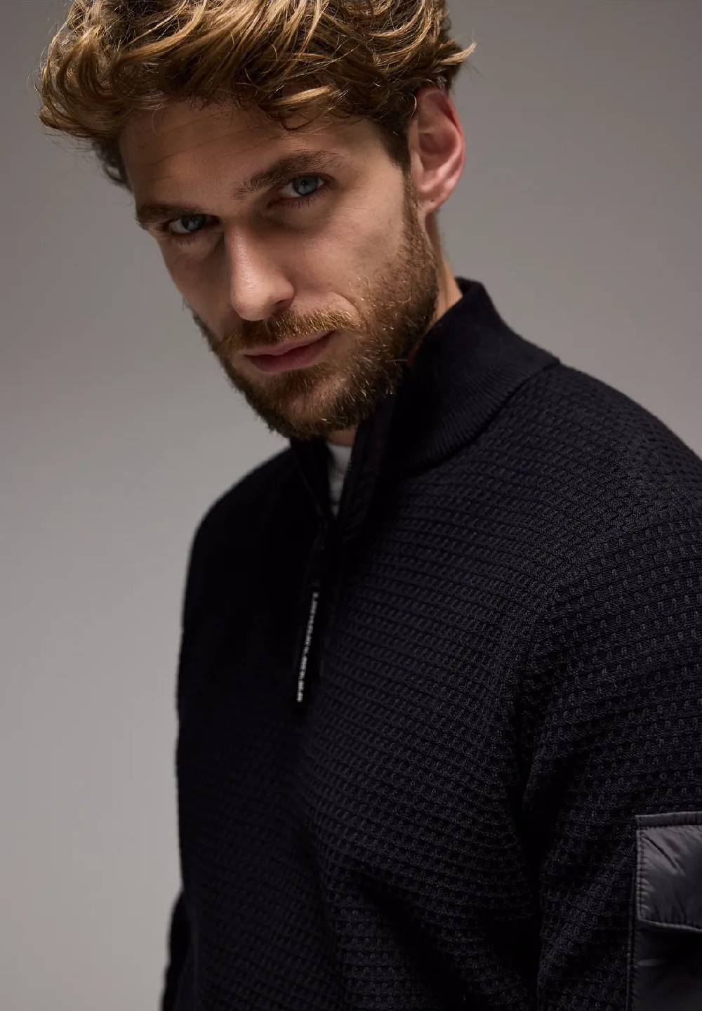 Street One Materialmix Pullover