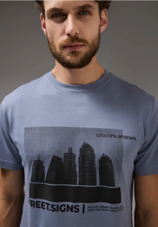 Street One T-Shirt mit Skyline-Print Riesige Ersparnisse
