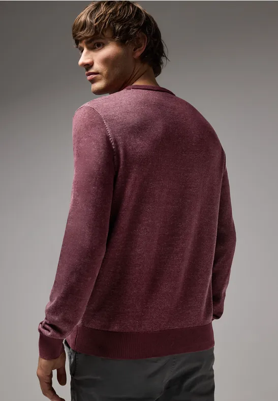 Street One Pullover in Two Tone Optik Super Sparpreis