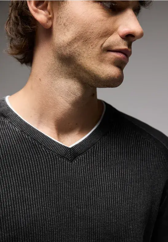 Street One Pullover in Washed-Optik Kostenlose Rückgabe