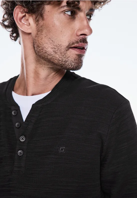 Street One Henley Shirt Letzter Tag