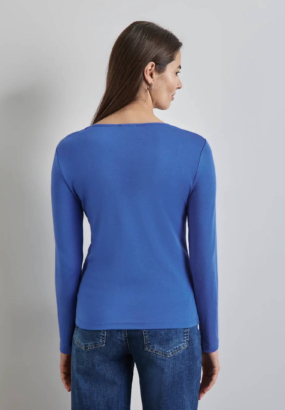 Street One Shirt mit Herzausschnitt Riesige Rabatte