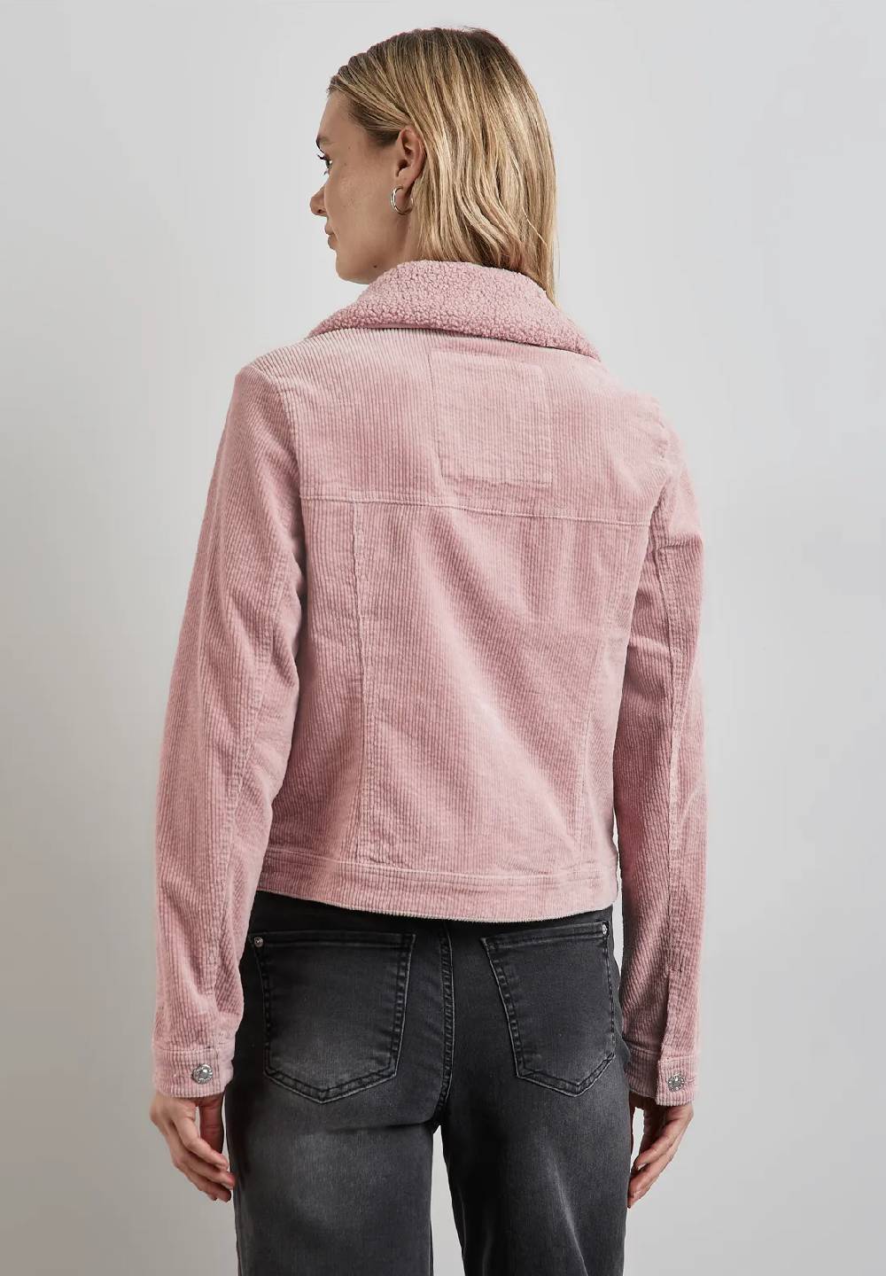 Street One Cord-Jacke mit Teddy-Kragen Black Friday Preise