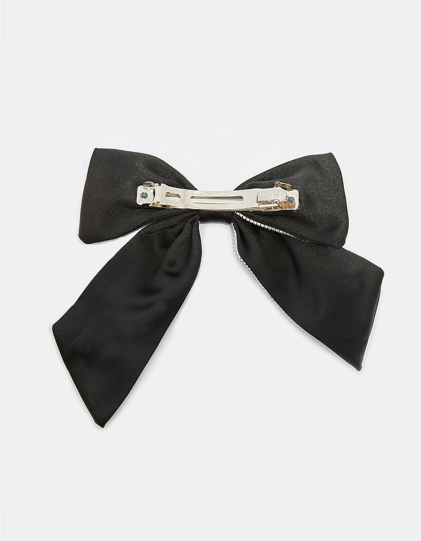 Tally Weijl Schwarze Haarschleife mit Strass Lagerräumung